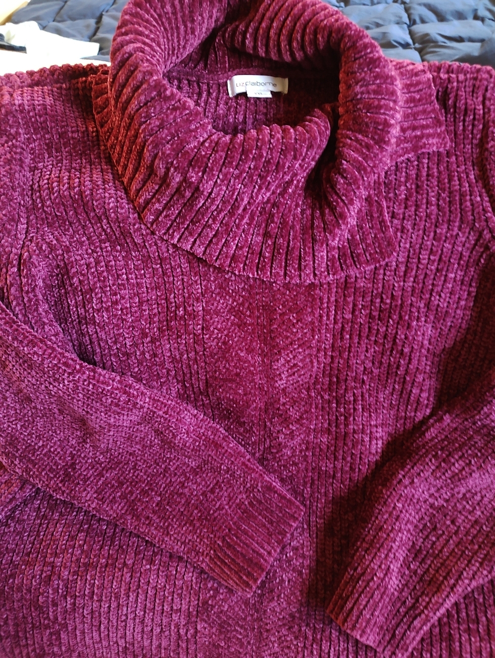 BNNU Liz Claiborne Cowl Neck Sweater